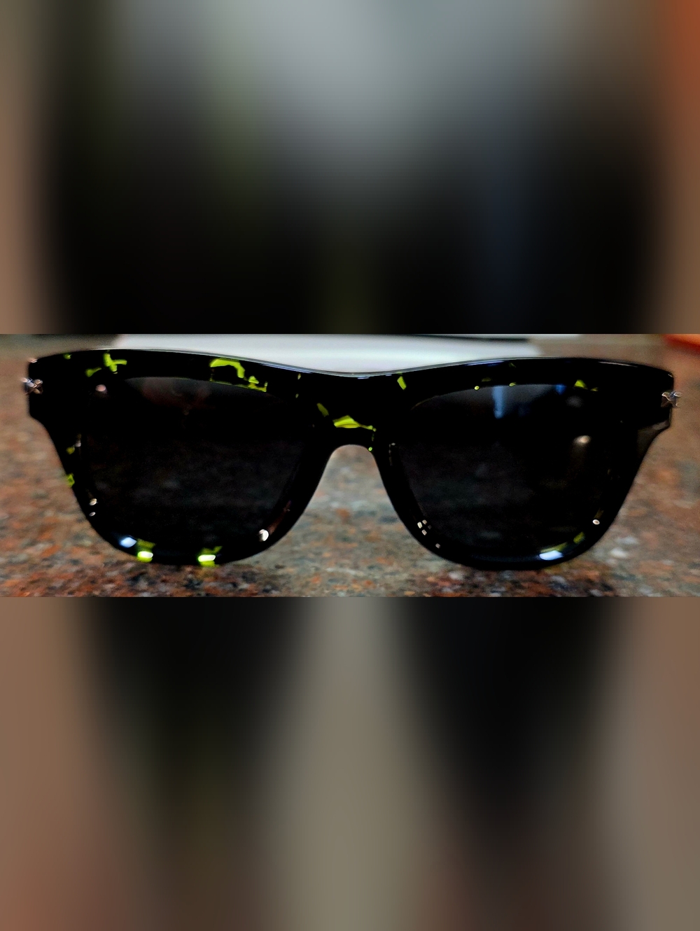 Burberry Dark Grey Square Men's Sunglasses